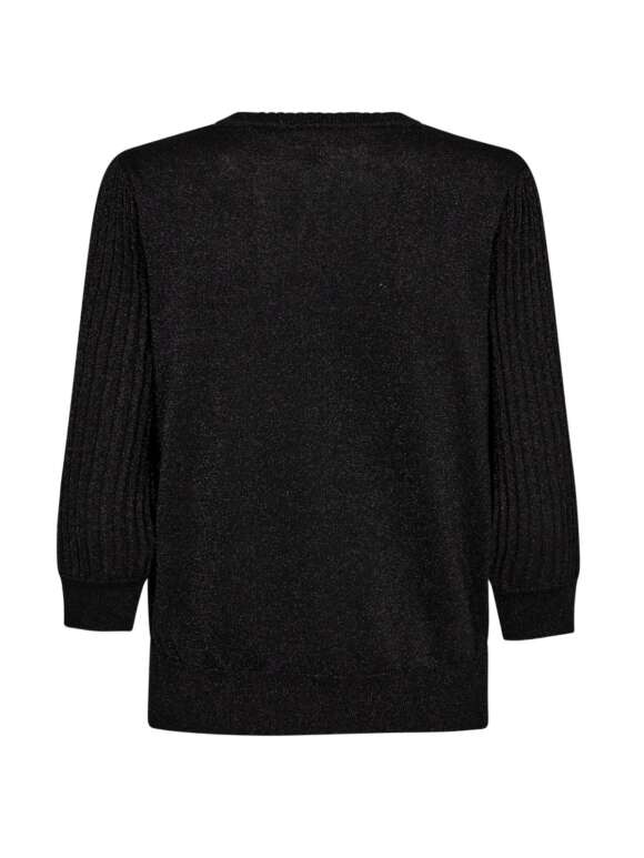 FREEQUENT - GLITTA 3/4 ÆRMET STRIK