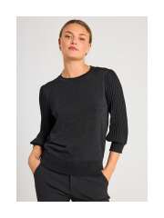 FREEQUENT - GLITTA 3/4 ÆRMET STRIK FREEQUENT - GLITTA 3/4 ÆRMET STRIK