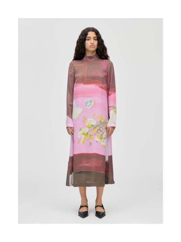 Stine Goya - LANGÆRMET MIDI KJOLE