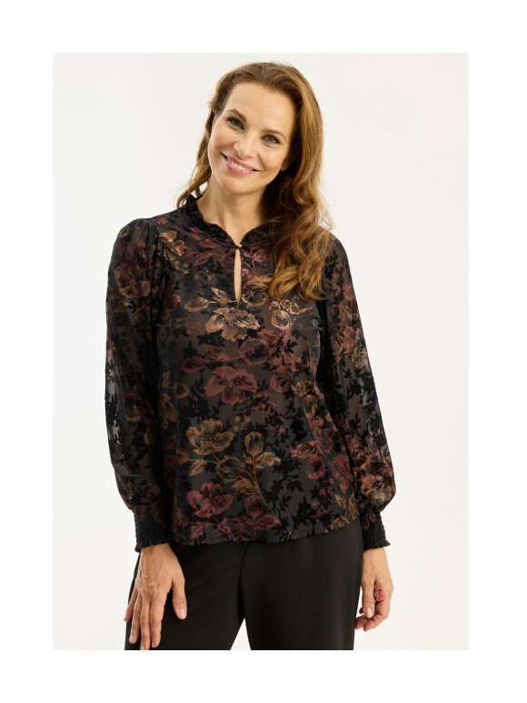 In Front - NELLIE MESH BLUSE