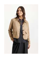 In Front - GUDRUN IMITERET RUSKINDSJAKKE