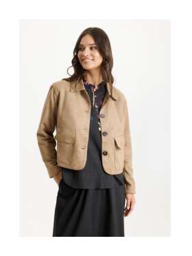 In Front - GUDRUN IMITERET RUSKINDSJAKKE