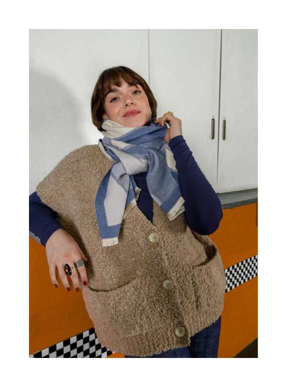 Black Colour - SANNE SCARF Halstørklæde