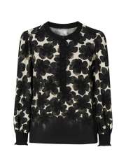 2-Biz - SOLE MØNSTRET BLUSE