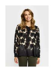 2-Biz - SOLE MØNSTRET BLUSE