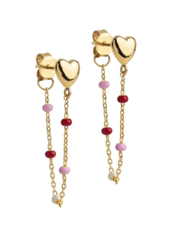 Enamel - LOLA HEART ØRERINGE