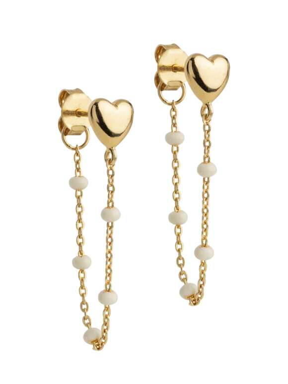 Enamel - LOLA HEART ØRERINGE