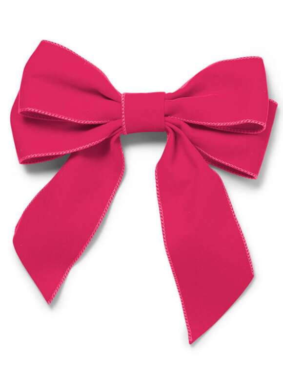 Vondels - VELVET BOW SET OF 2 Julepynt