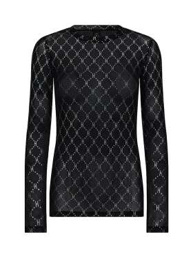 HYPEtheDETAIL - LANGÆRMET MESH BLUSE