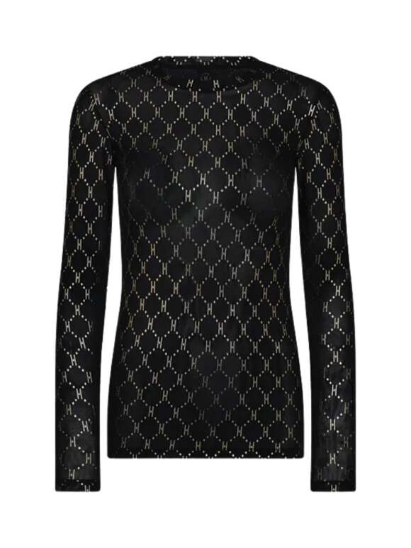 HYPEtheDETAIL - LANGÆRMET MESH BLUSE