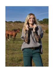 Black Colour - LARA LACE Blondebluse