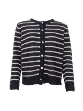 Black Colour - DELL CARDIGAN Alpaka