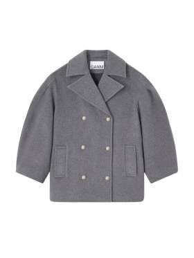 Ganni - ULD JAKKE OVERSIZED