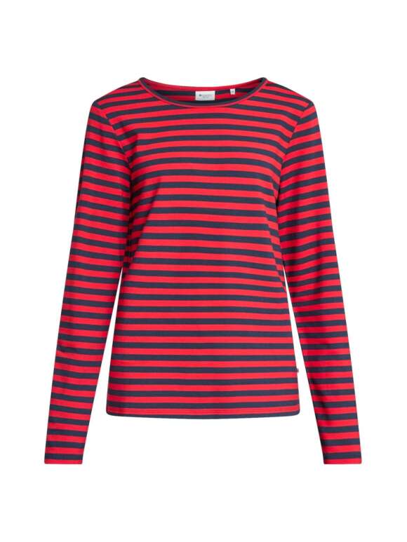 REDGREEN - FIE STRIBET BLUSE