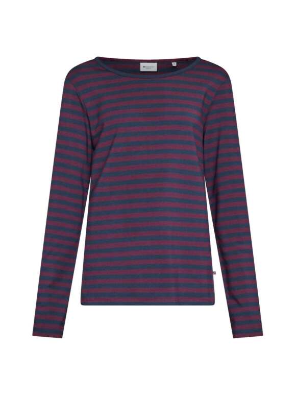 REDGREEN - FIE STRIBET BLUSE