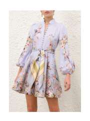 Zimmermann -  BUTTON MINI DRESS