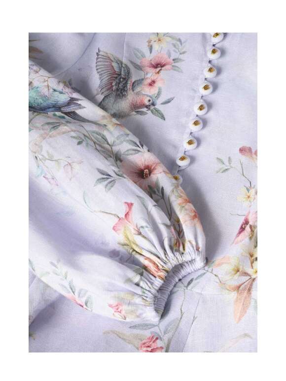 Zimmermann -  BUTTON MINI DRESS