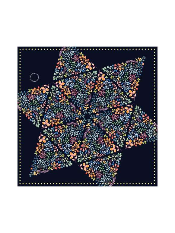 All By Voss - SILKETØRKLÆDE STAR DUST