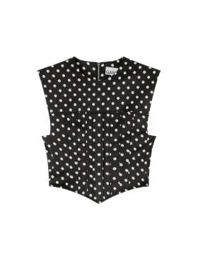 Ganni - Korsettop i polkasatin