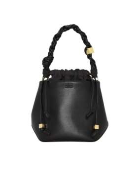 Ganni - Sort Bou Bucket taske