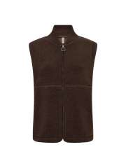 Soya - Plysseret vest med lynlås Soya - Plysseret vest med lynlås
