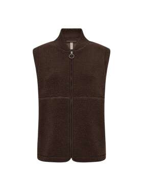 Soya - Plysseret vest med lynlås Soya - Plysseret vest med lynlås