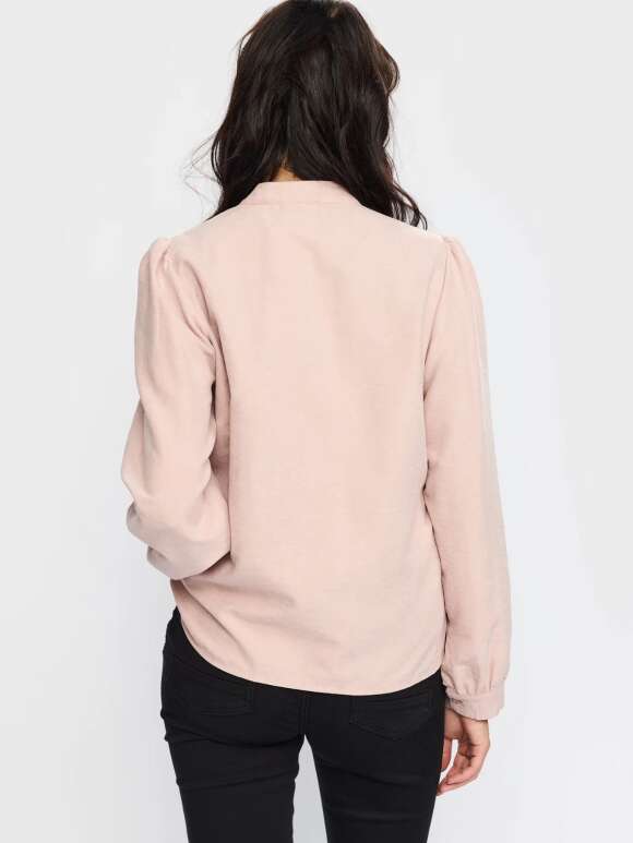 2-Biz - PIPPA Bluse Med Blonder