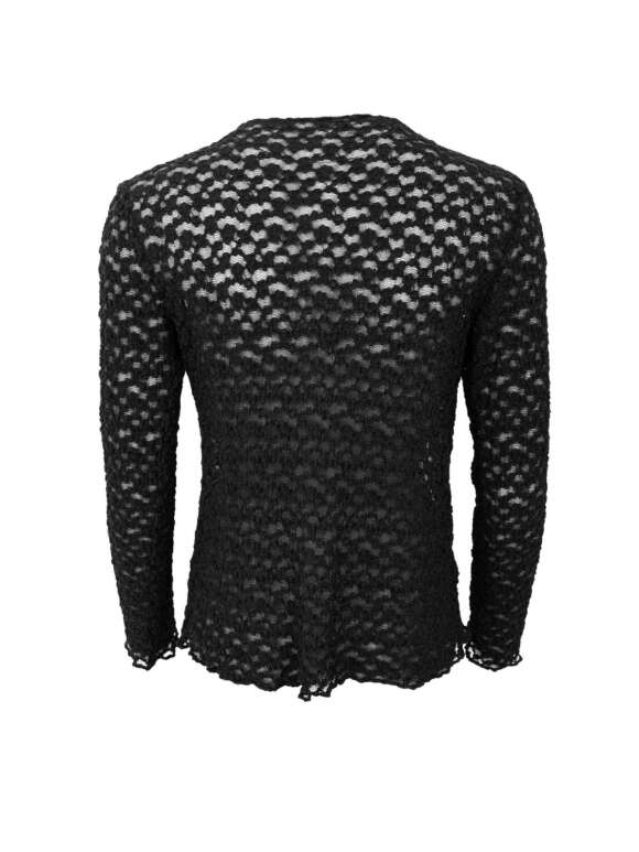 Black Colour - BLAIR LS LACE Blondebluse