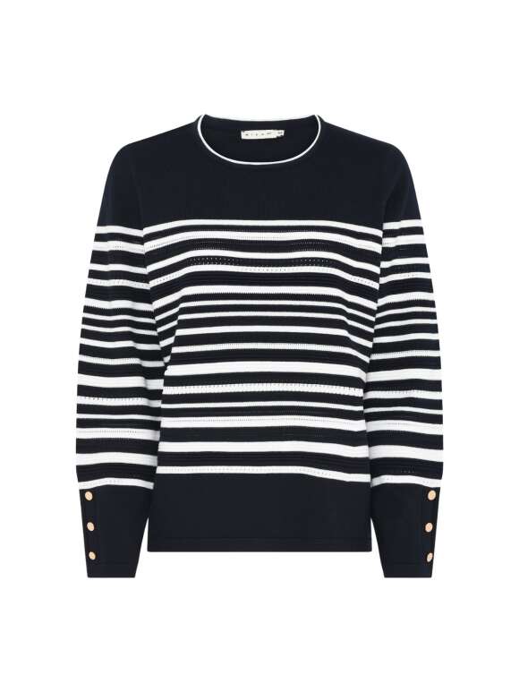 Micha - STRIK MED STRIBET MØNSTER