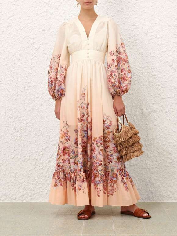 Zimmermann - AWAKEN PLUNGE Maxi Kjole