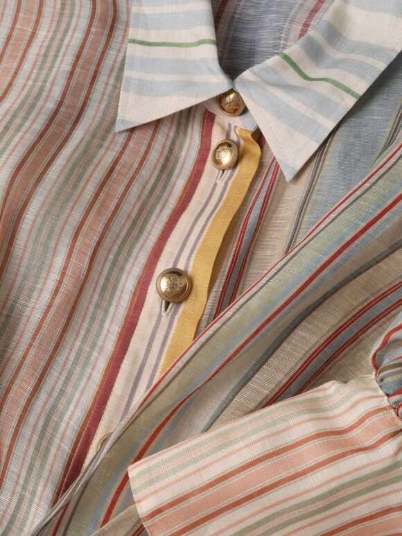 Zimmermann - STRIPED MIDI DRESS Imposant Kjole