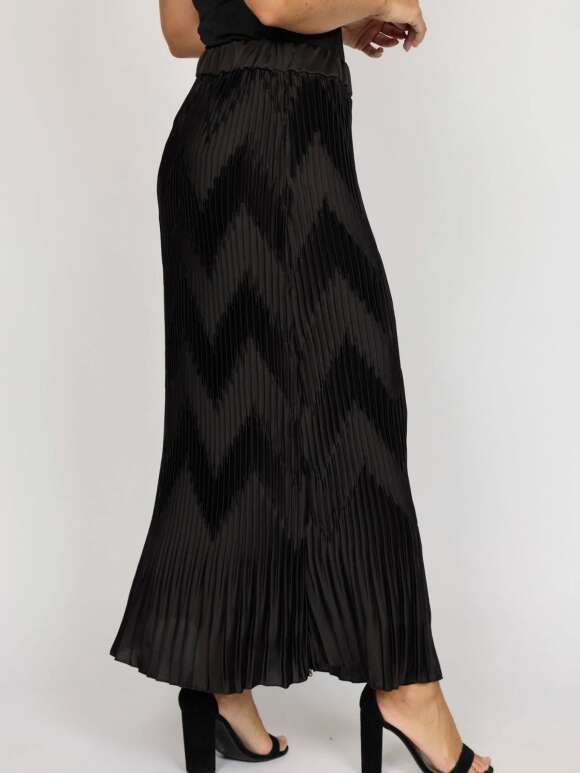 2-Biz - SAJA Elegant Plissè Nederdel