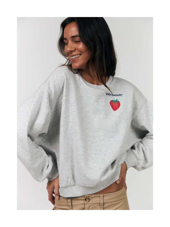 LOLLYS LAUNDRY - SYDNEY Sweatshirt Med Jordbær