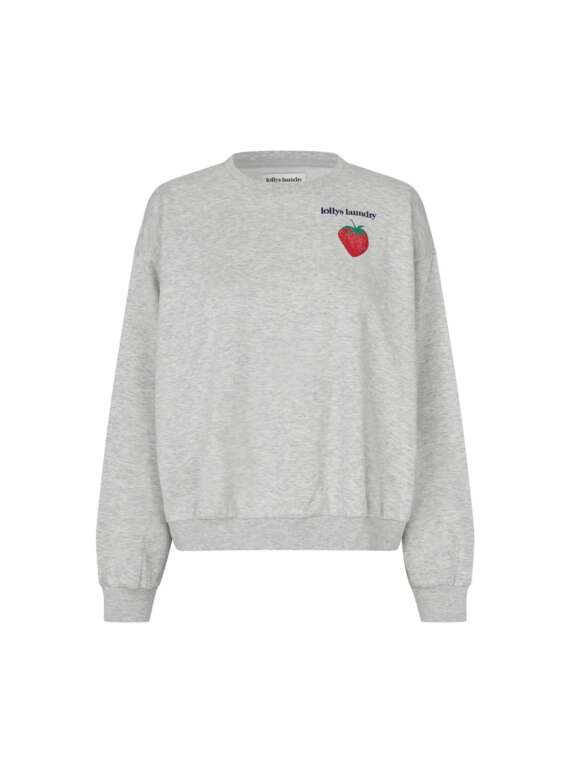 LOLLYS LAUNDRY - SYDNEY Sweatshirt Med Jordbær