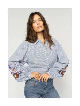 Mos Mosh - CIU OXFO Klassisk Stribet Skjorte