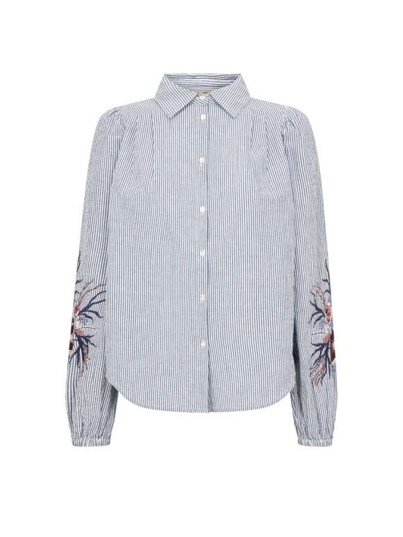 Mos Mosh - CIU OXFO Klassisk Stribet Skjorte