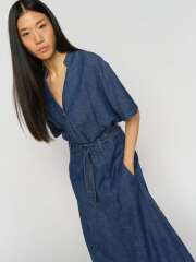 Mos Mosh - EIA ARGE Lang Denim Kjole Mos Mosh - EIA ARGE Lang Denim Kjole