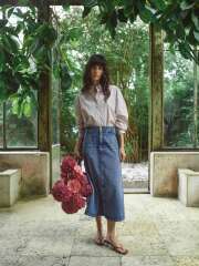 Mos Mosh -  LEALA Klassisk Denim Nederdel