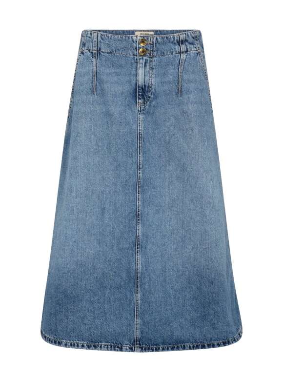 Mos Mosh -  LEALA Klassisk Denim Nederdel