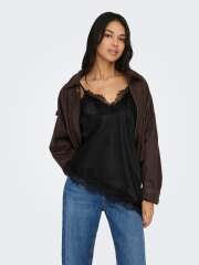 Only - BELLA SATIN LACE TOP