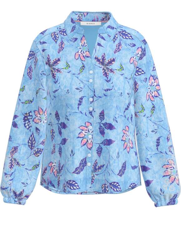 Bianca - ADINA Bluse Med Floraprint
