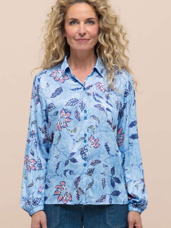 Bianca - ADINA Bluse Med Floraprint