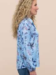 Bianca - ADINA Bluse Med Floraprint