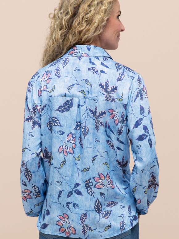 Bianca - ADINA Bluse Med Floraprint