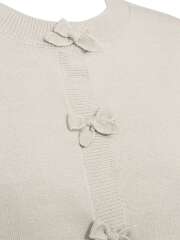 FREEQUENT - TESSA Cardigan Med Sløjfer