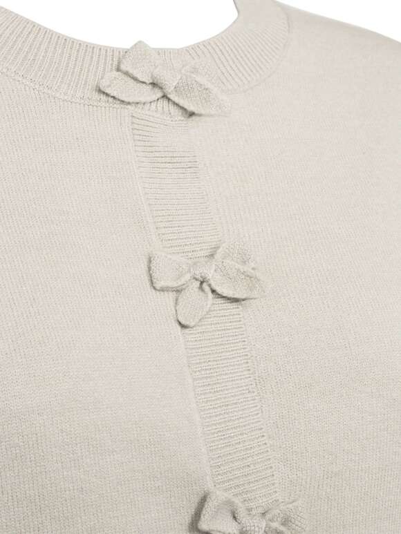 FREEQUENT - TESSA Cardigan Med Sløjfer