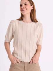 FREEQUENT - MORA Strik Bluse