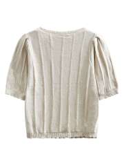 FREEQUENT - MORA Strik Bluse