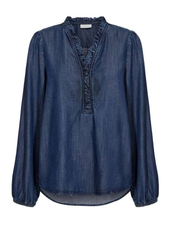 FREEQUENT - WILKE Denim Bluse