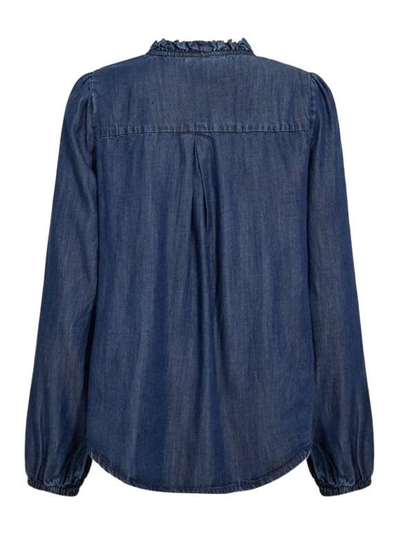 FREEQUENT - WILKE Denim Bluse
